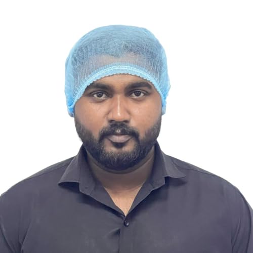Filets à cheveux Hygiplas bleu paquet de 50 pour cuisiner en toute propreté