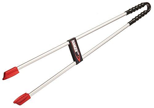 The Helping Hand Company Ranger MAX - Mango Recto, Rojo/Plateado, 35-Inch