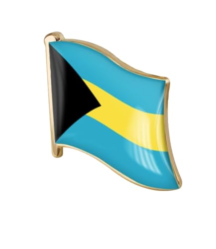 Image of vmcoatdu 1inch Country Flag Pin Badge International Travel Brooch Metal Alloy Souvenir Pin