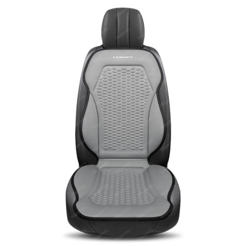 レガシィツーリングワゴン スバル 車用シートカバー レガシィツーリングワゴン B4 BL BP 車用冷感シートクッション 背もたれセット 3D立体凸点 通気性 防滑 一体型デザイン四季対応 簡単装着 多車種対応(グレー,1個)