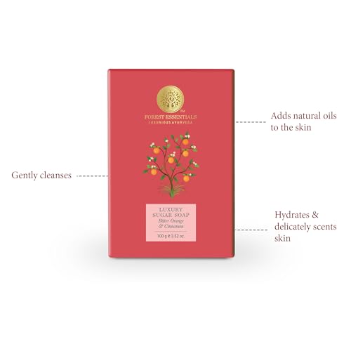 Image of Forest Essentials- Gently Cleanses and Softens Skin||Ayurvedic Scented Handmade Bath Soap