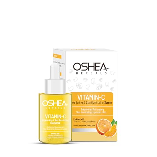 Oshea Skin Illuminating Face Serum for Men & Women | Reduces Pigmentation & Signs of Ageing | Hydrates & Evens Skin Tone | Enriched with Vitamin C & Grapefruit Extract | All Skin Types 30ml