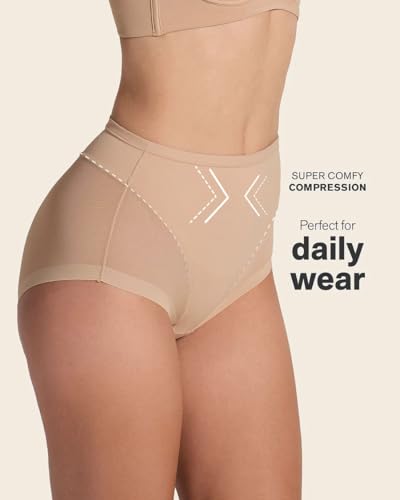 Image of Leonisa Invisible Shapewear Panties, High Waisted Tummy Control Women's Underwear