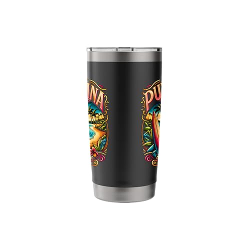 Punta Cana Dominican Republic Vacation Beach Stainless Steel Insulated Tumbler