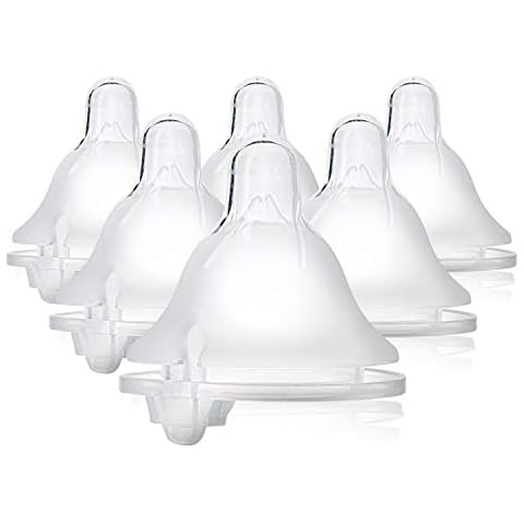 Evenflo Feeding Piece of 6 Balance Plus Wide Neck Nipples for The Balance Plus Wide Neck Baby Bottles, 0 Months and Up Cover