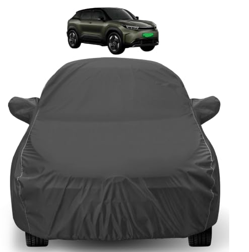 Image of Auto Hub Car Cover Compatible with Toyota Urban Cruiser Ebella with Mirror Pocket, Water Resistant, Triple Stitched, Ebella Car Cover- Grey