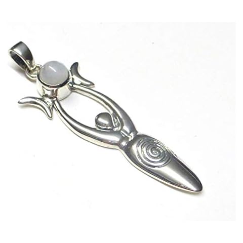 Silver Moonstone Pendant for Women Cover