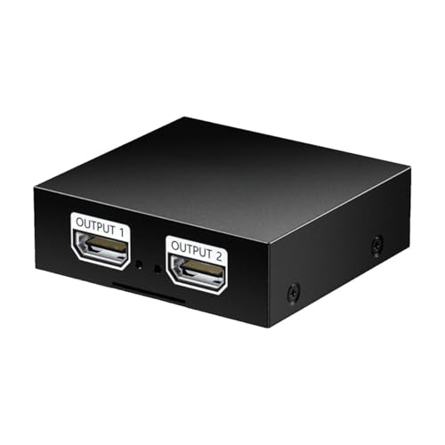 Répartiteur HDMI 1 en 2 sorties dupliqueur écran 4K60Hz pour double affichage simultané PC et TV
