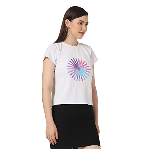 Image of GRECIILOOKS T Shirt for Women | Women T Shirt | T Shirt Women | Casual Loose Fit | Oversized T Shirt for Women | T-Shirt for Women