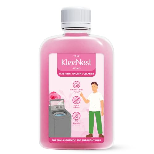 Image of Kleenest Washing Machine Cleaner Liquid - Descaler for Washing Machines - Rose Fragrance | 250ml
