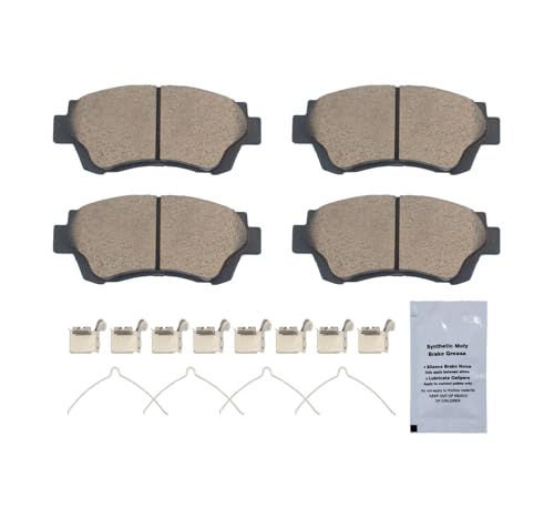 Image of HUSCH D476 Front Ceramic Brake Pads Kit Fit For Toyota Avalon 1995-1997, For Camry 1992-1996, 2000-2001, For Celica 1994-1999, For Sienna 1998-2003