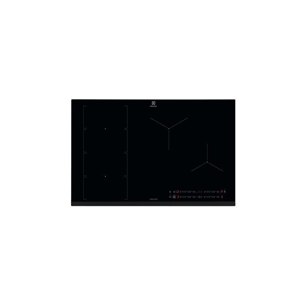 Electrolux piano cottura a induzione 80cm 4 fuochi 7200w nero eiv85443