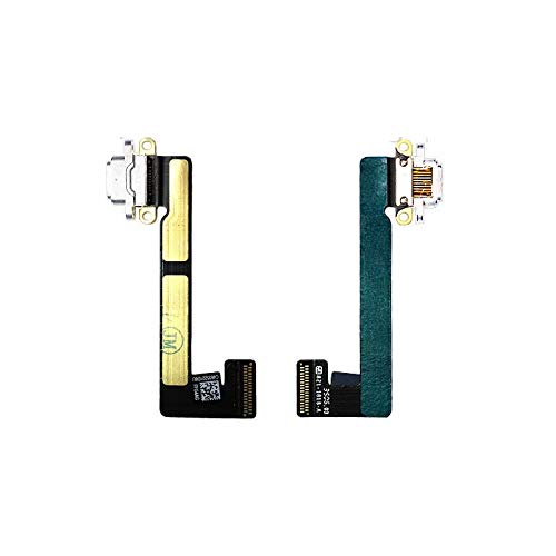 ePartSolution Replacement for iPad Mini 2/iPad Mini 3 Charging Port USB Charger Dock Connector Flex Cable A1489 A1490 A1491 A1599 A1600 USA (White)
