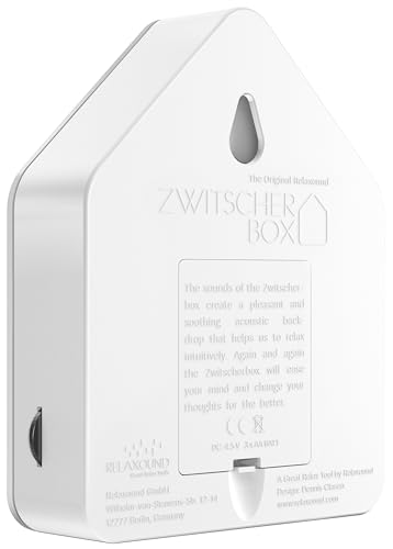 Sound-Therapy-Machine--Bird-Sounds--Motion-Sensor-Activated--Soothing-Nature-Sounds--Unique-Sound-Machine--Home-and-Bathroom-Relaxation--Motion-Sensor-Noise-Maker-Gray