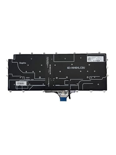 Solución a teclas gastadas: Teclado SP DELL Latitude 9510 9520 con luz para reparar portátil 3