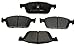 Raybestos MGD1645C Reliant Brake Pad Set, 1 Pack