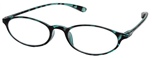 老眼鏡 ベルエクレール リーディンググラス 超弾性フレーム採用 グリーンデミ +3.50