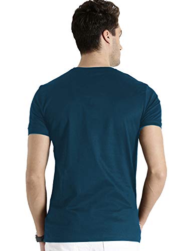 Image of ADRO Men's 100% Cotton Regular Fit T-Shirt