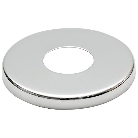 26mm (3/4") Collar Chrome Plated Steel Valve Tall Hole Cover Tap Rose 8mm Height Cover