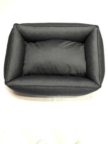 Petlando Hundebett Bergen - Ortho - Schiefer M 80 x 60 x 20 cm (schwere Qualität)