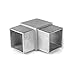 Produktbild Edelstahl Eckbogen 90° Rohrverbinder Verbindungsstück Edelstahl V4A (AISI 316) geschliffen K240 30 x 30 x 2,0 mm