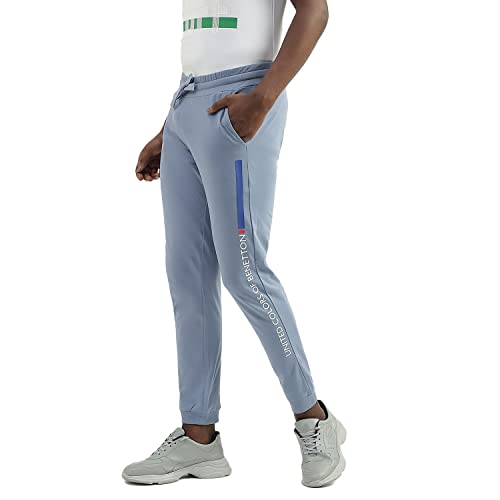 Image of United Colors of Benetton Men's Slim Fit Mid Rise Track Pant