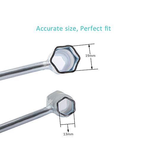ZLKSKER Replace Combination Screwdriver and Wrench, T-Wrench 13mm x 19mm (13-by-19), Chainsaw Scrench Adjustment Tool, Socket Wrench for Spark Plug