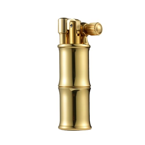 Encendedor portátil clásico Mini de latón rellenable miniatura 1