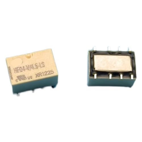 Relé HFD4-V/4.5-LS con bobina de 4.5VDC para conmutación de baja señal sin interferencias