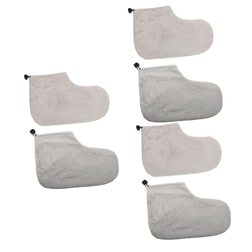 FOMIYES 3 Pairs Foot Treatment Wrapping Cover One Size Fits Most Elastic Band for Perfect Fit