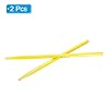 PATIKIL Maple Wood Drumstick Anti Slip Drum Stick 5A Yellow 1 Pair for Drumming Musical Instrument Percussion #2