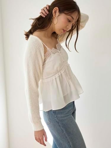 Amazon | [スナイデル] ボレロ×レースキャミSETUP SWNT251214