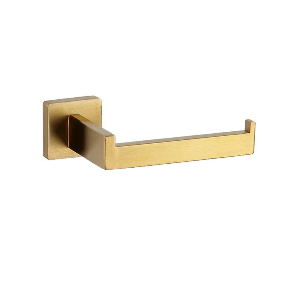 Soporte de papel y juego de accesorios de baño de oro negro con toallero de acero inoxidable