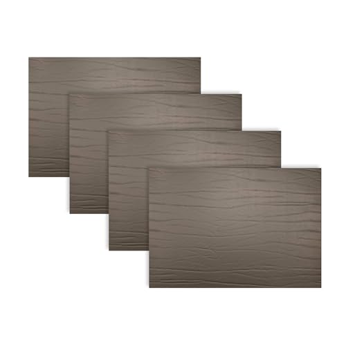 Fortessa Strata leather placemat texture detail