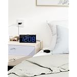 Roxicosly Loud Alarm Clock with Bed Shaker, Vibrating Alarm Clock for Heavy Sleepers/Hard of Hearing/Deaf/Teens, Dual Alarms with 7.5’’ Large LED Display, USB Charger, Dimmer, Snooze & Battery Backup - Image 2