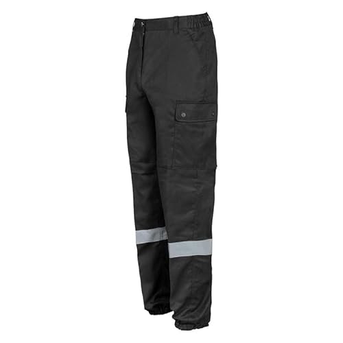 City Guard Pantalon Sécurité Noir Bandes rétro-réfléchissantes,Noir,42 Cover