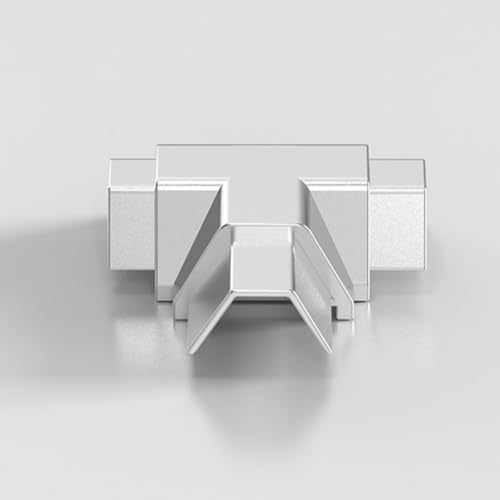 RENLXFI Canaleta Canaleta Negra para Ocultar Cables En La Pared, Systems De Gestión De Cables De Aluminio Autoadhesivo para Hogares Y Oficinas, Cubierta Abatible para Cables.(2 Cables,tee Connector)