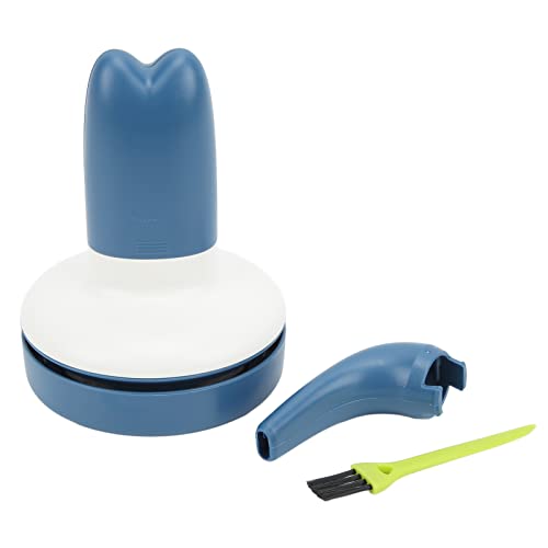 Leapiture Desktop Vacuum Cleaner Office Desk Vacuum Mini Handheld Portable Office Table Dust Eraser Confetti Sweeper for Office Table (Blue)