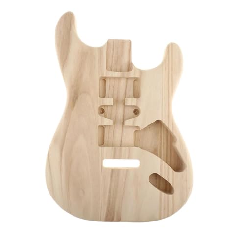 Guitar Body Kit Unfinished Sycamore Wood Body For ST Guitar