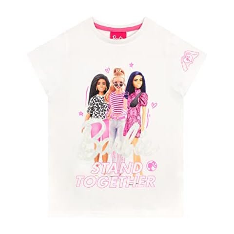 Barbie Girls T-Shirt with Metallic Print Cover