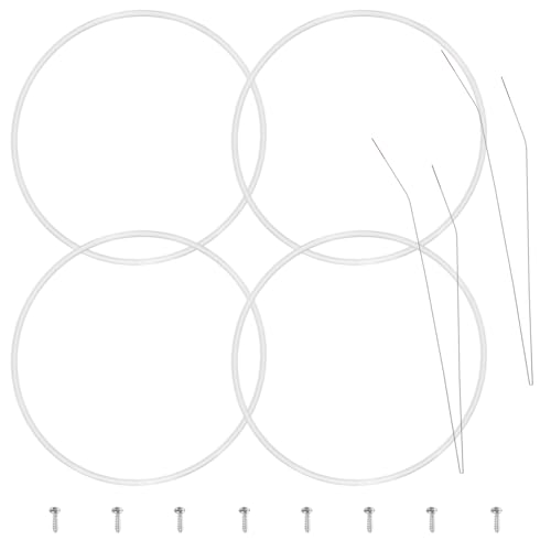 PARTSEE 4x Pumpensumpfdichtung Ø182mm Reparatursatz für Bosch Siemens 12005744 12005317, Fehler E15 Dichtung Pumpentopf Geschirrspüler Spülmaschine