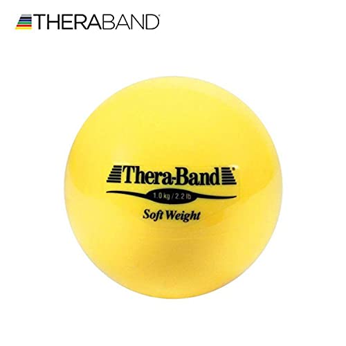 THERABAND Soft Weight, 4.5" Diameter, Weighted Balls for Baseball