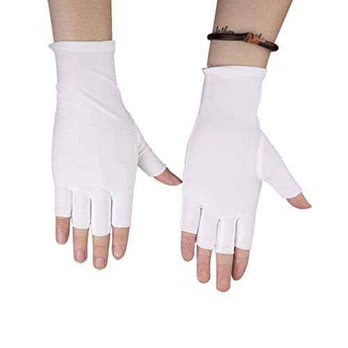 Beaupretty 1 par Guantes Uñas Gel Guantes Anti UV