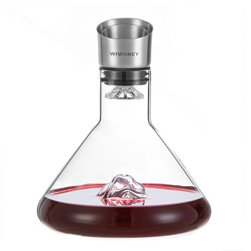 WIWONEY Carafe à Vin Rouge, Decanteur à Vin avec...