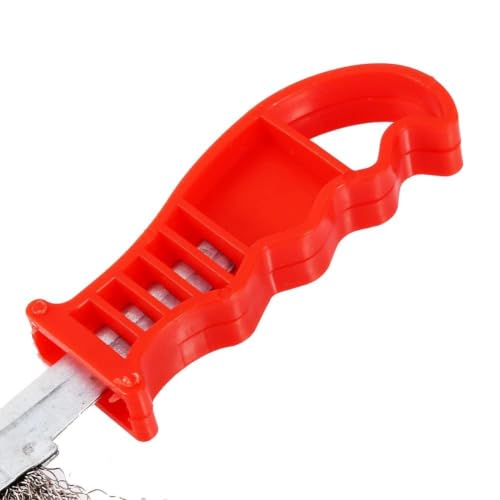 Image of Wire Brush, Heavy Duty Scratch Wire Brush Stainless Steel Wire Hand Brush Paint Removal Tool for Scrubbing
