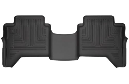 Husky Liners Weatherbeater Floor Mats | Fits 2019-2023 Ford Ranger SuperCrew | 2nd Row, 1-pc Black - 14411