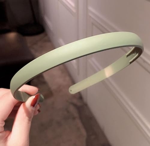 Image of Truvic Fashion Plastic Elastic Wavy Hair Comb Teeth Shine Hairband Hoop Matte Accessory for Women (Multicolor) Set of 12