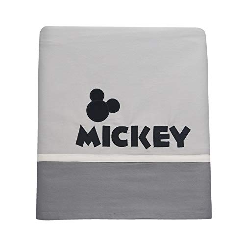 Lambs & Ivy Disney Baby Magical Mickey Mouse 3-Piece Crib Bedding Set - Gray #TOP6
