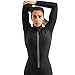 Sauna Suit Hot Sweat Body Shaper Jacket Waist Trainer Long Sleeve Zipper Shirt Workout Top