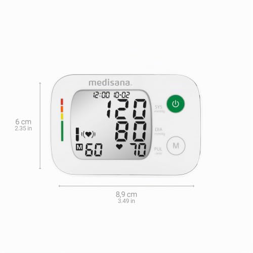 medisana BW 335 Handgelenk-Blutdruckmessgerät, präzise Blutdruck und Pulsmessung mit...